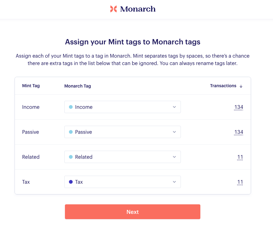 mint to monarch money transition